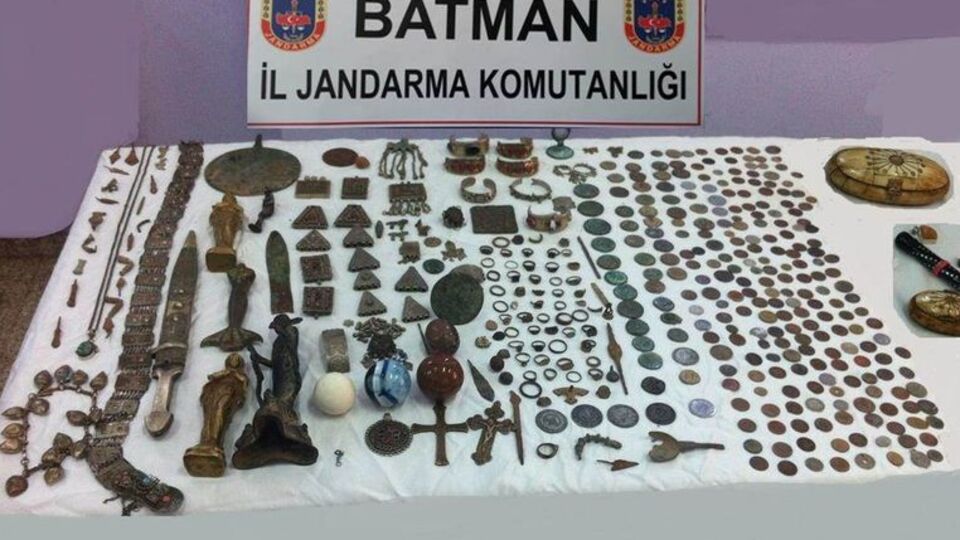 Batman'da tarihi eser operasyonu