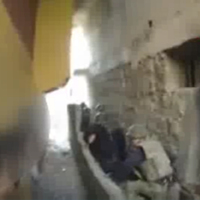 Çatışma anı kamerada!