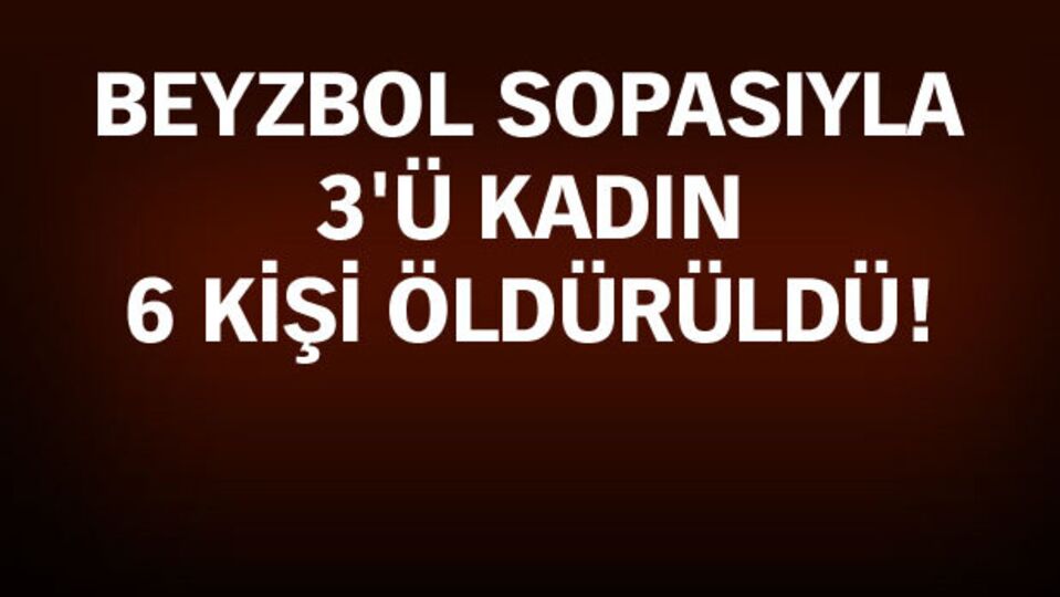 Kan donduran olay!