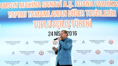 Cumhurbaşkanı Erdoğan Adana'da