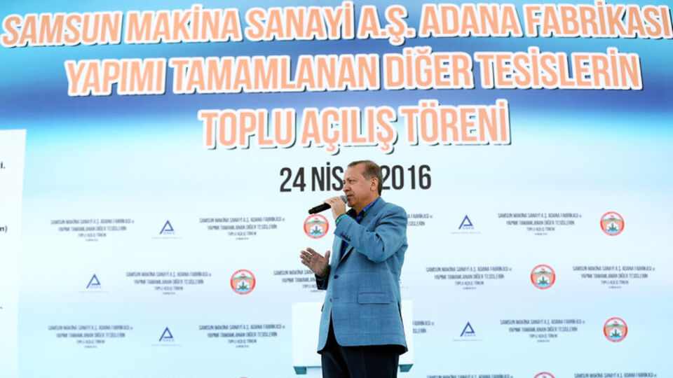 Cumhurbaşkanı Erdoğan Adana'da