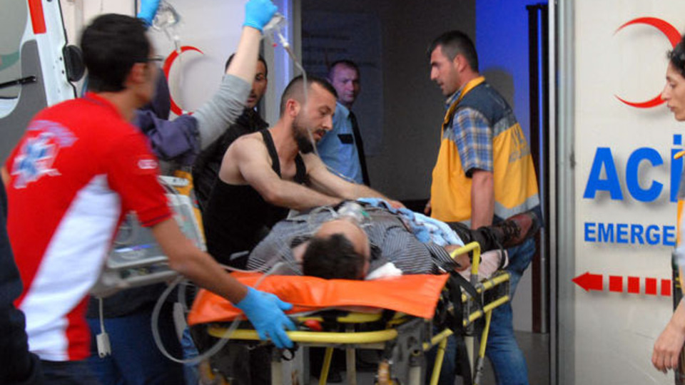 Sokak ortasında vuruldu!