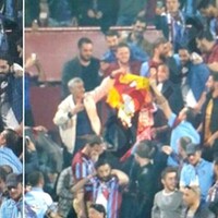 G.Saray forması yaktılar!