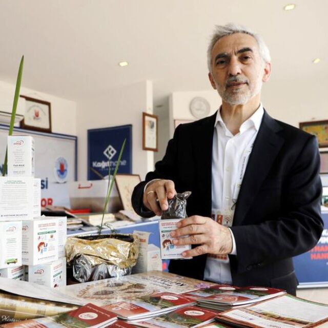 'Kâğıt içerisinde mazı çamı ağacı üretmeye başladık'