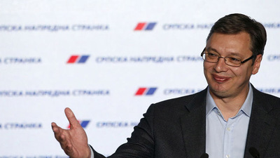 Sırbistan'da zafer Vucic'in