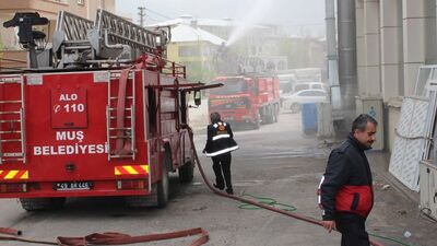 Muş'ta korkutan yangın