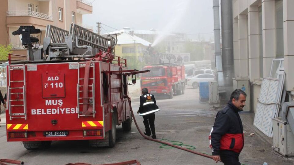 Muş'ta korkutan yangın