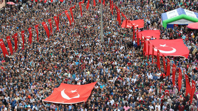 Nusaybin şehidini 5 bin kişi son yolculuğuna uğurladı