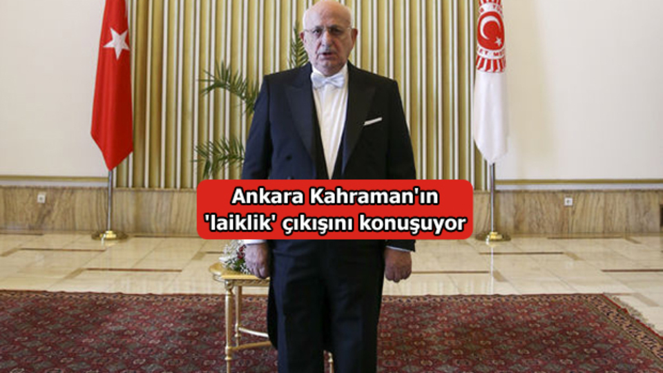 Kahraman'dan laiklik tepkilerine yanıt: Şahsi düşüncelerimi ifade ettim