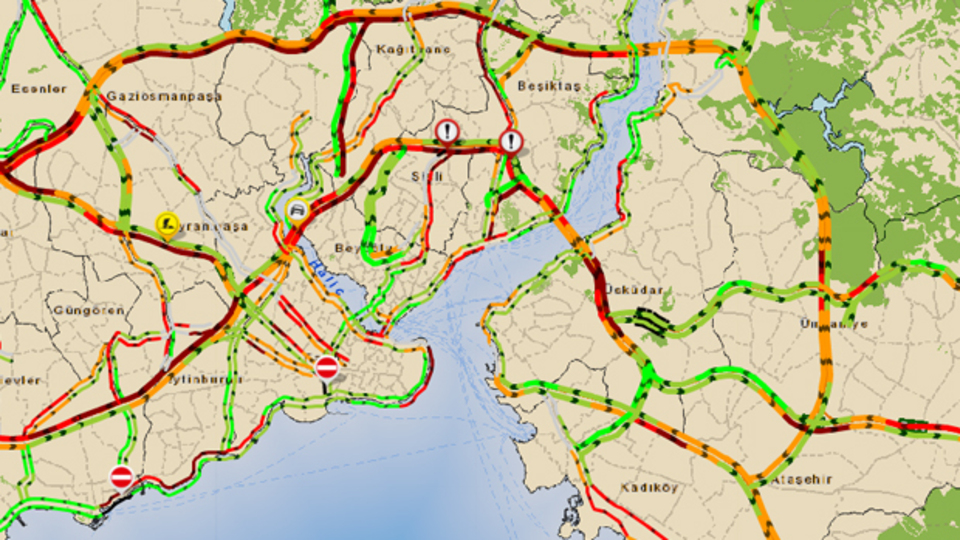 İstanbul'da akşam trafiği!