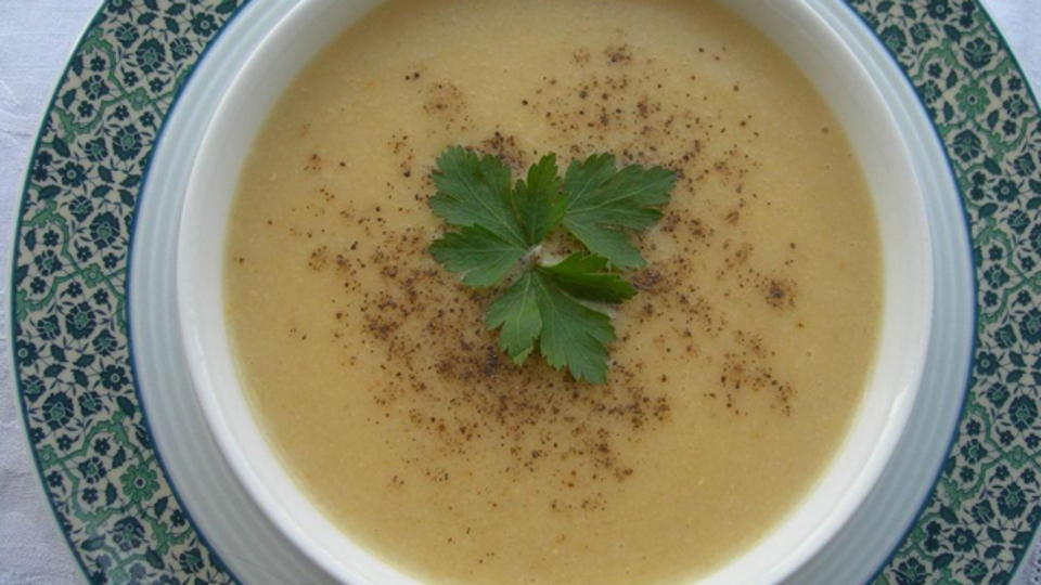 Sütlü barbunya çorbası