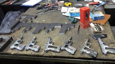 Kaçak silah atölyesine baskın!