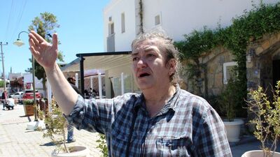 Bodrum'da yolu zincirle kapattılar!