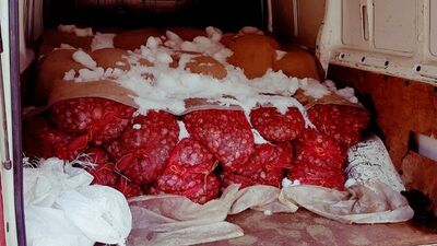 Yurt dışına kaçırılırken yakalandı! Tam 1 ton 825 kilo