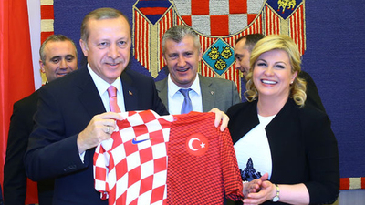 Erdoğan'a jest! Hırvatistan'da...