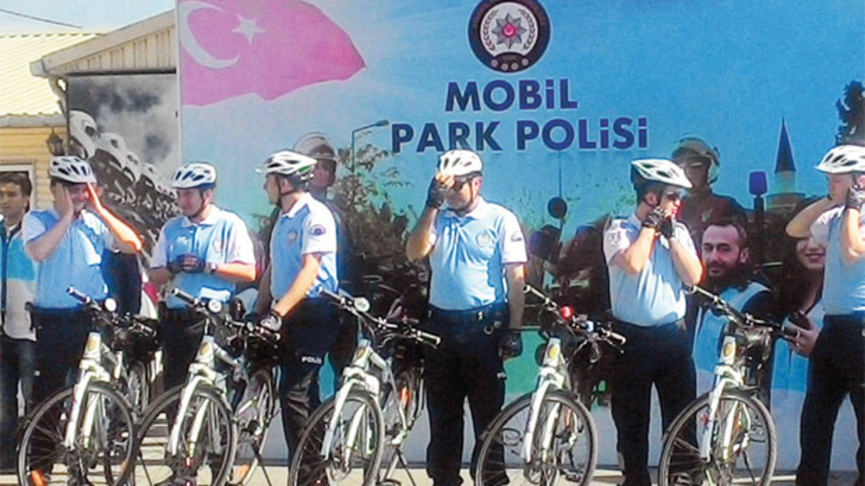 Parkların güvenliği için özel mobil ekip görevde