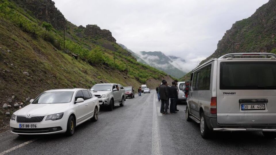 Askeri konvoya roketatarlı saldırı