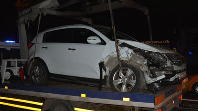 Ünlü sanatçı kaza geçirdi!