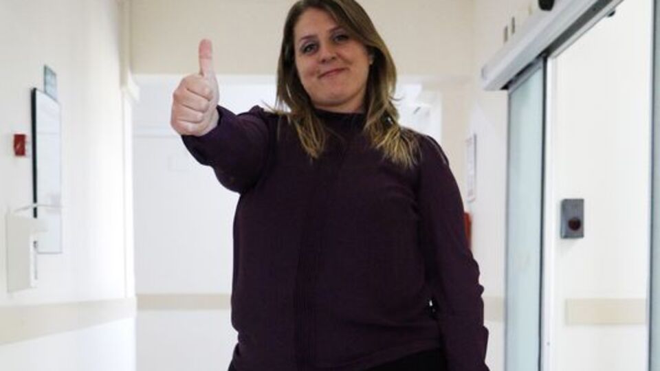 Kiloları nedeniyle eşi ondan ayrılınca...