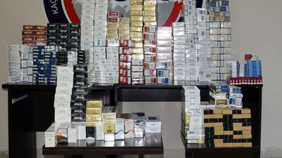 İzmir'de kaçak sigara baskını: 4 gözaltı
