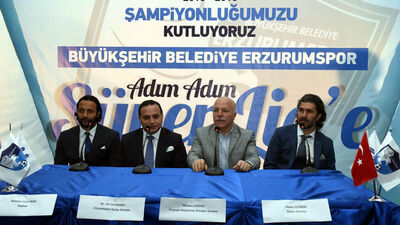 Erzurumspor'a şampiyonluk yemeği