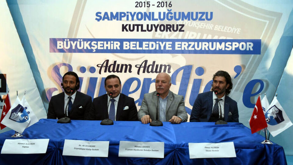 Erzurumspor'a şampiyonluk yemeği