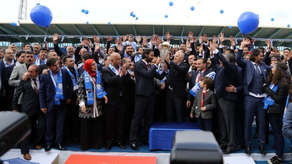 Erzurumspor şampiyon oldu