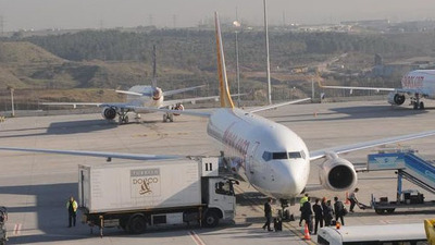 Havalimanında panik anları!