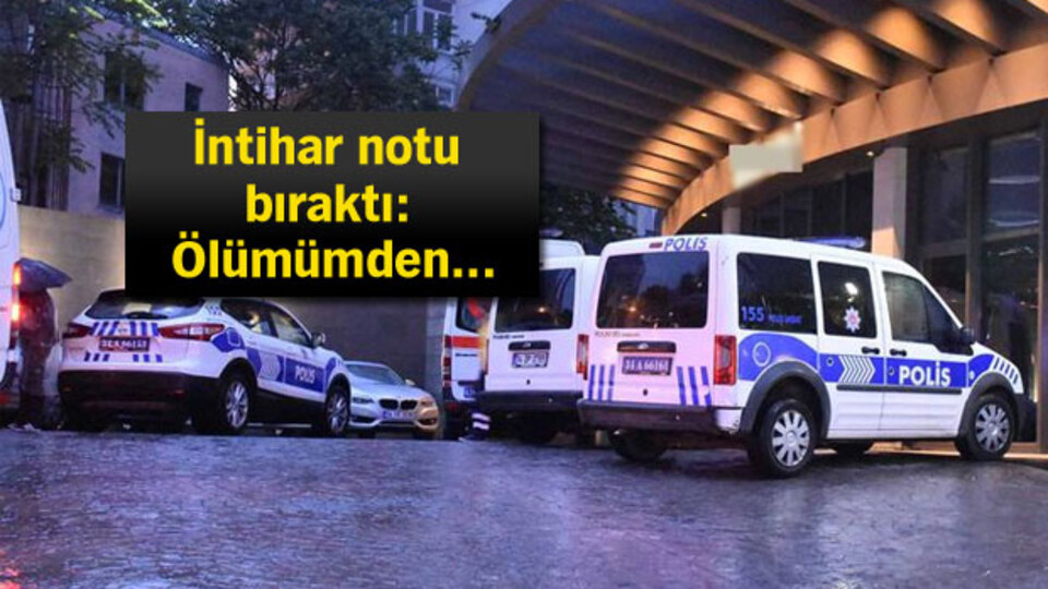 Gayrettepe'deki 5 yıldızlı otelde intihar şoku kamerada!