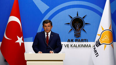 Ahmet Davutoğlu'ndan basın açıklaması