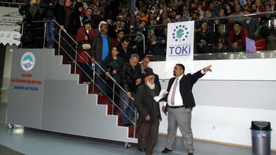 Kayseri TOKİ kura çekilişi