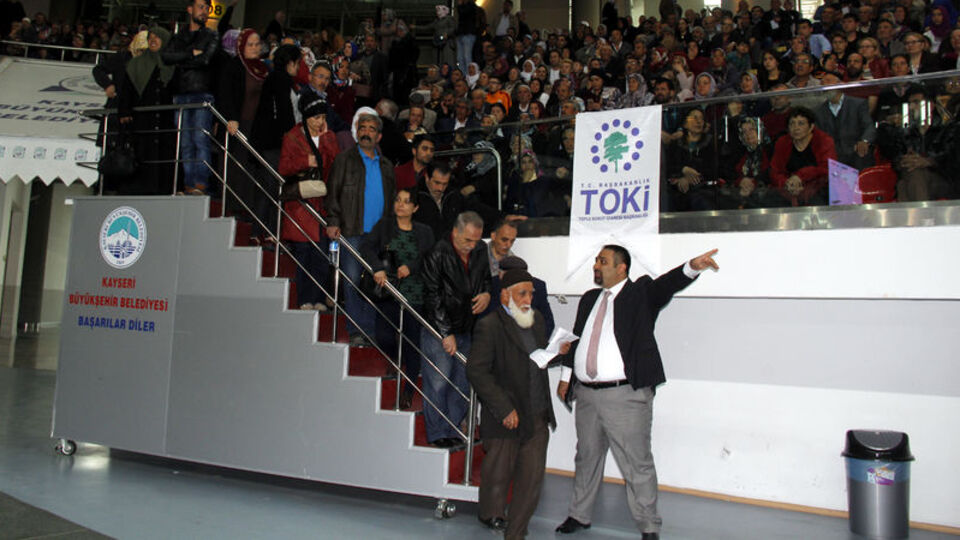 Kayseri TOKİ kura çekilişi