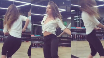 Gökçe Bahadır'ın dansı olay oldu