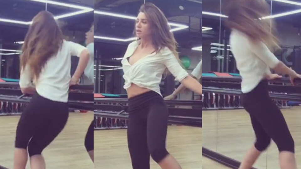 Gökçe Bahadır'ın dansı olay oldu