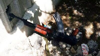 Bahçe duvarında bulundu