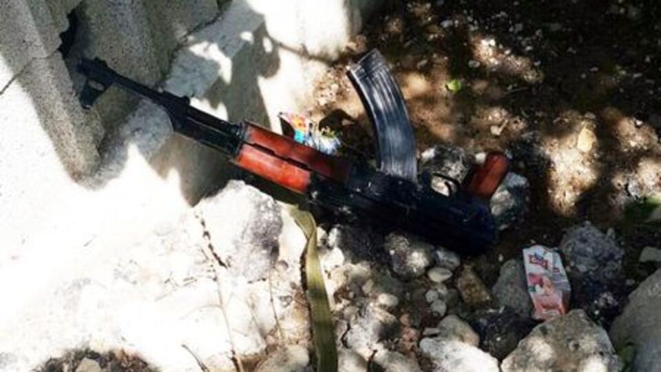 Bahçe duvarında bulundu