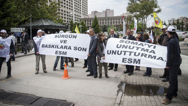 Başkentte Soma eylemi