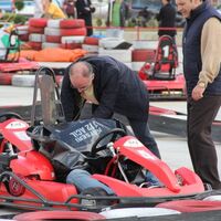GO-Kart pistinde başı kopmuştu!