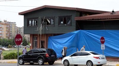 Diyarbakır'da 200 kilo patlayıcı kullanılmış