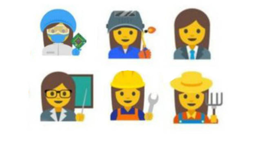Google'dan çalışan kadınlara özel emoji