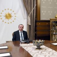 Görevi bırakmasının ardından ilk buluşma