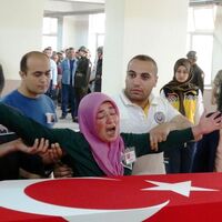 Nusaybin şehitleri Türkçe ve Kürtçe ağıtlarla uğurlandı