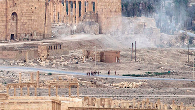 O ülke antik kent Palmira'da askeri üs kurdu