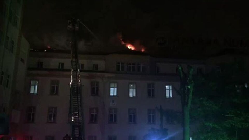 Numune Hastanesi'nde yangın!