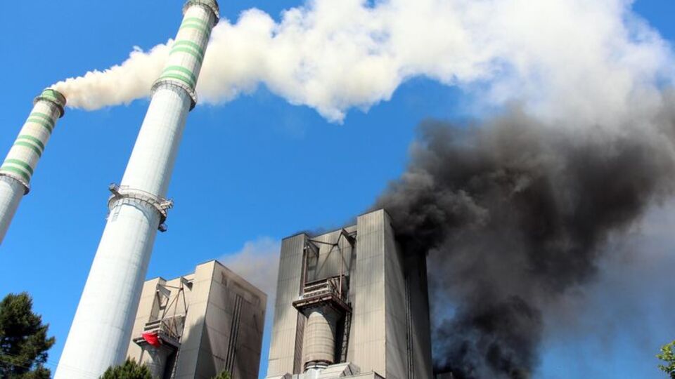 Termik santralde korkutan yangın!