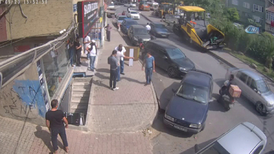 Kağıthane'de yaşanan dehşet anları kamerada!