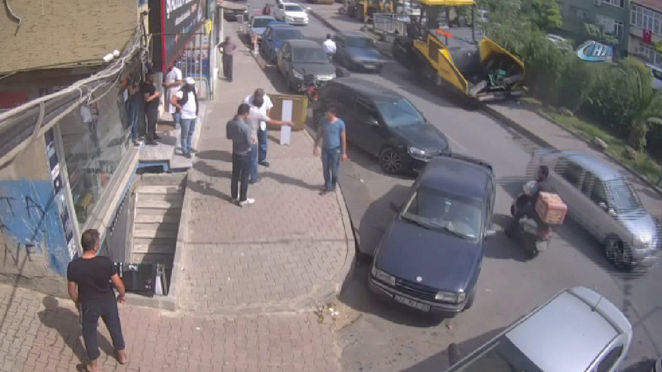 Kağıthane'de yaşanan dehşet anları kamerada!