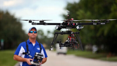 Stad üzerinde izinsiz drone uçurana bin lira para cezası