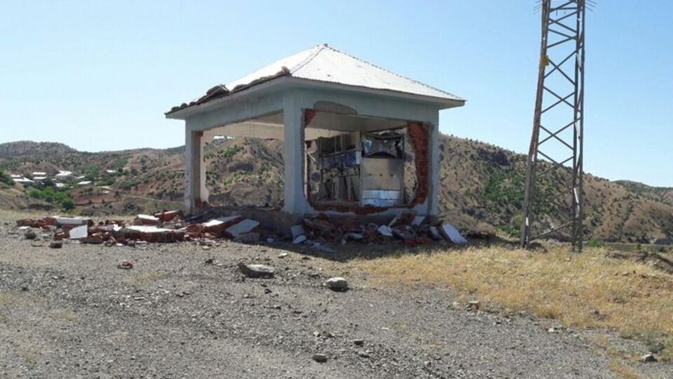 Bingöl'de elektrik trafolarına terör saldırısı