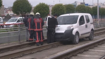 Tramvay hattında alarm!